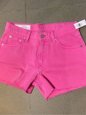 GAP low stride jean shorts - India pink